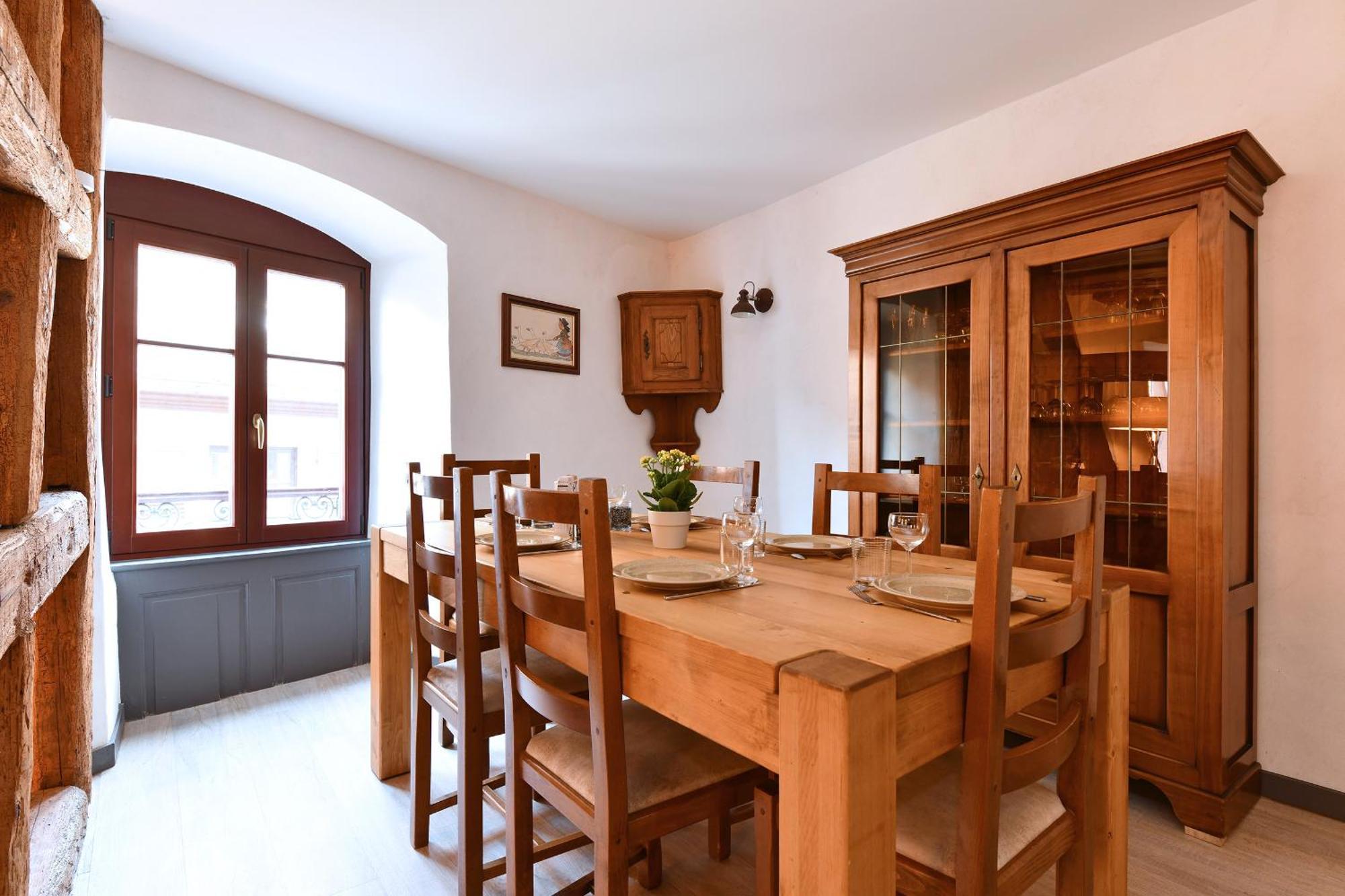 Grand Gite Dans Maison Alsacienne Historique Gueberschwihr Bagian luar foto